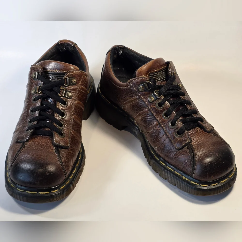 Dr. Martens Brown Leather Chukka Boots